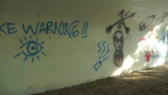 Graffiti Under Bridge