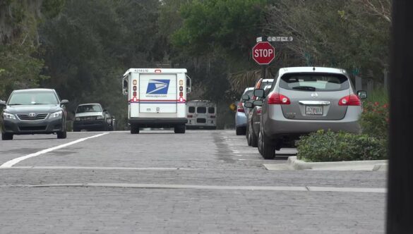 US Postal Service Mailman Truck