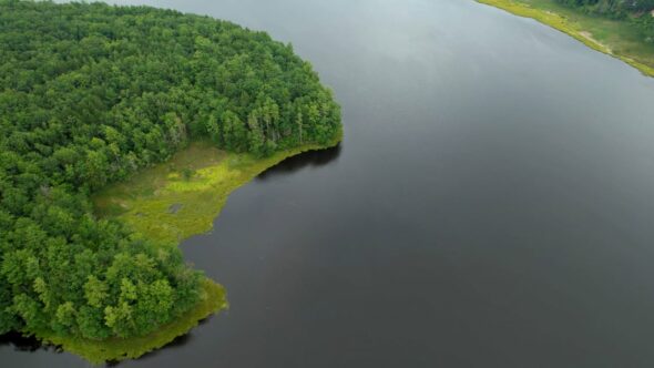 River Pond Aerial