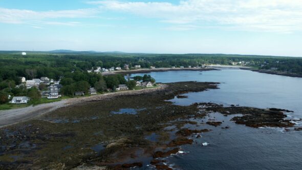 New England Coast Aerial