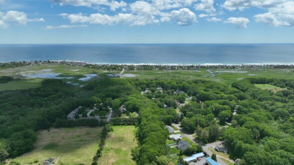 Aerial Coast Landscape