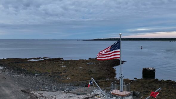 Waving American Flag