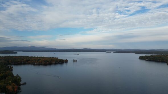 Lake Aerial Landscape