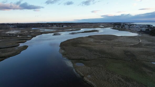 Aerial Coast Landscape