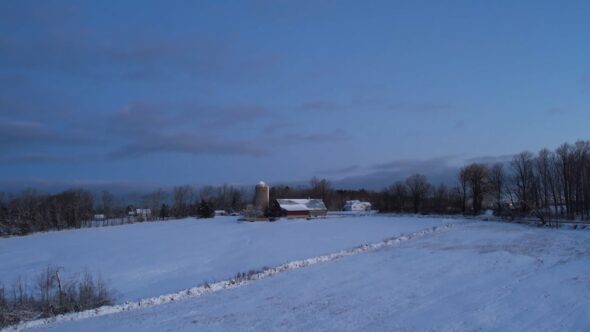 Rural Farmland Winter