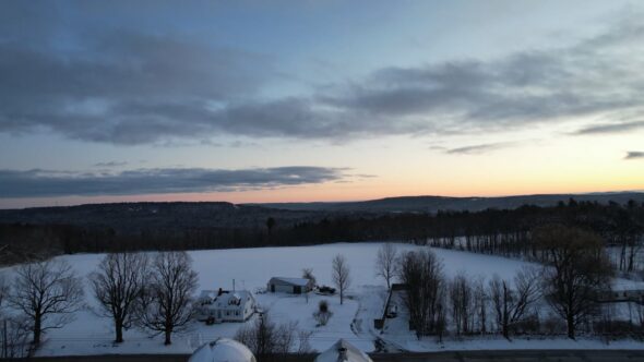 Rural Winter Landscape