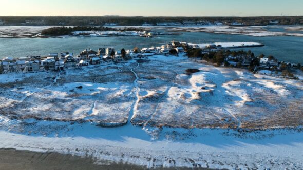 Winter Coast Landscape